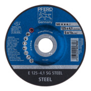 PFERD Disco da sbavo E 125-4,1 SG STEEL