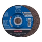 PFERD Disco da sbavo E 125-7 CERAMIC SG COMFORT STEEL-1