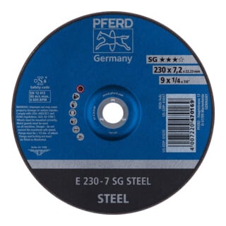 PFERD Disco da sbavo E 230-7 SG STEEL