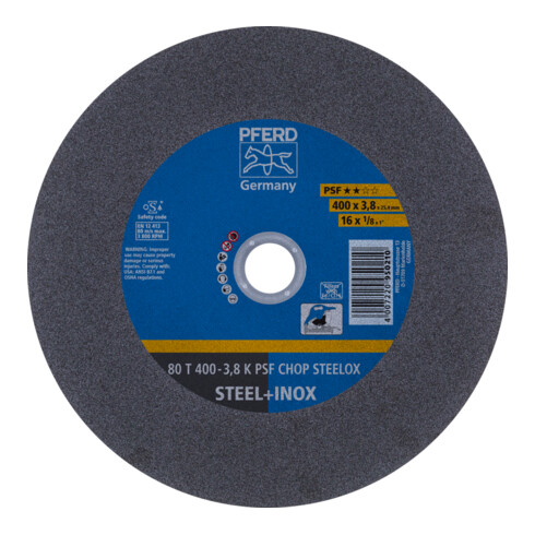PFERD Disco da taglio CHOPSAW 80 T K PSF CHOP STEELOX