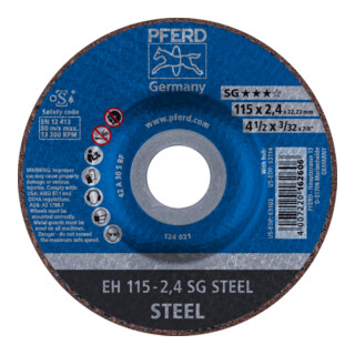 PFERD Disco da taglio EH SG STEEL