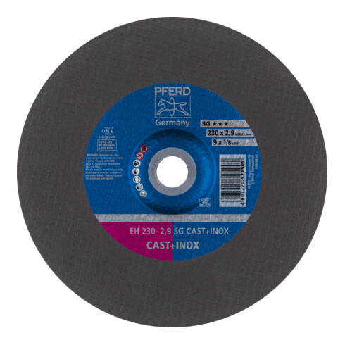PFERD Disco da taglio EH 230-2,9 SG CAST+INOX