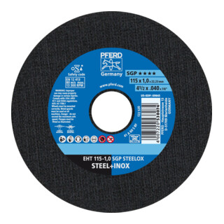 PFERD Disco da taglio EHT 115-0,8 SGP STEELOX 22,23mm