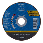 PFERD Disco da taglio EHT 115-1.0 PSF STEEL 22,23mm, dritto