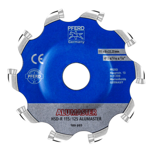 PFERD Disco High Speed ALUMASTER HSD-R 115/125 ALUMASTER