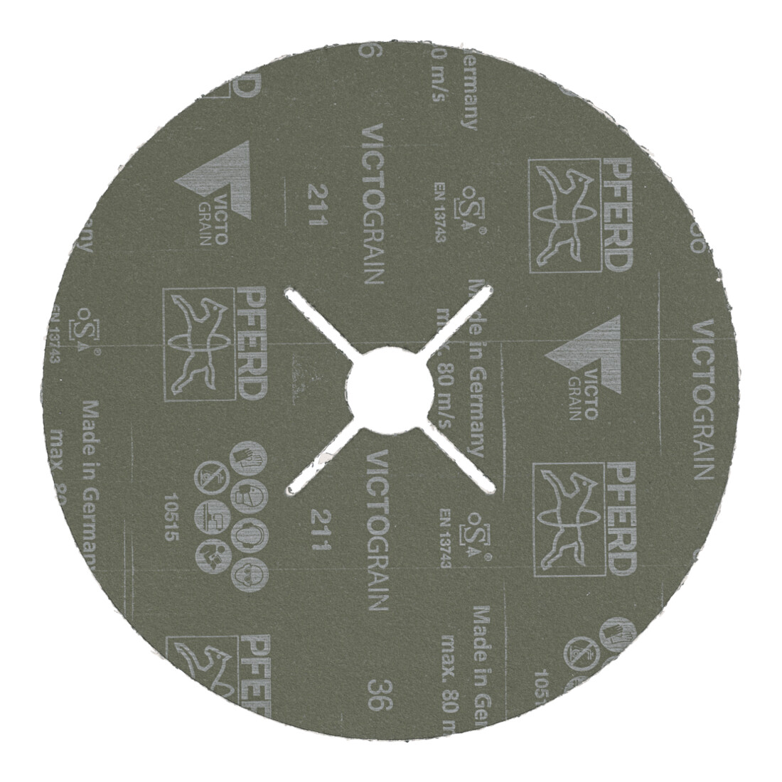 PFERD Disco in fibra FS 180-22 VICTOGRAIN 36