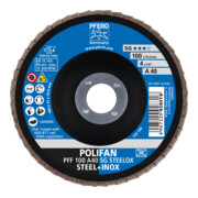 PFERD Disco lamellare POLIFAN PFF A SG STEELOX/16,0 100mm-4