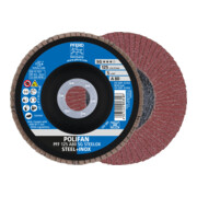 PFERD Disco lamellare POLIFAN PFC 125 A120 SG STEELOX