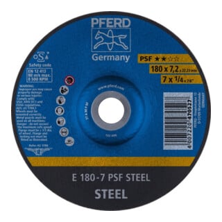 Pferd Disque à ébarber coudé A30PPS 178x7mm
