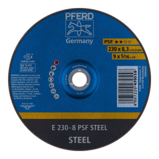 Pferd Disque à ébarber coudé A30PPS 230x8mm