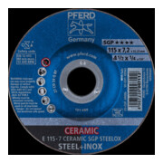 Pferd Disque à ébarber coudé CO24QSG 115x7,2mm