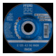Pferd Disque à ébarber coudé pour V2A A30NSG 125x4,1 mm-1
