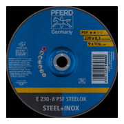 Pferd Disque à ébarber coudé PSFSTEELOX 230x8mm