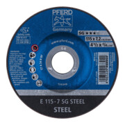 Pferd Disque à ébarber décalé A24RSG 115x7mm