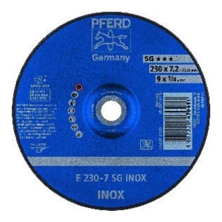 Pferd Disque à ébarber décalé pour V2A A30NSG 178-8,3 mm