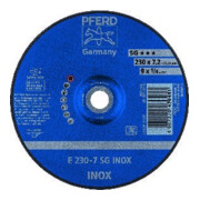 Pferd Disque à ébarber décalé pour V2A A30NSG 178-8,3 mm