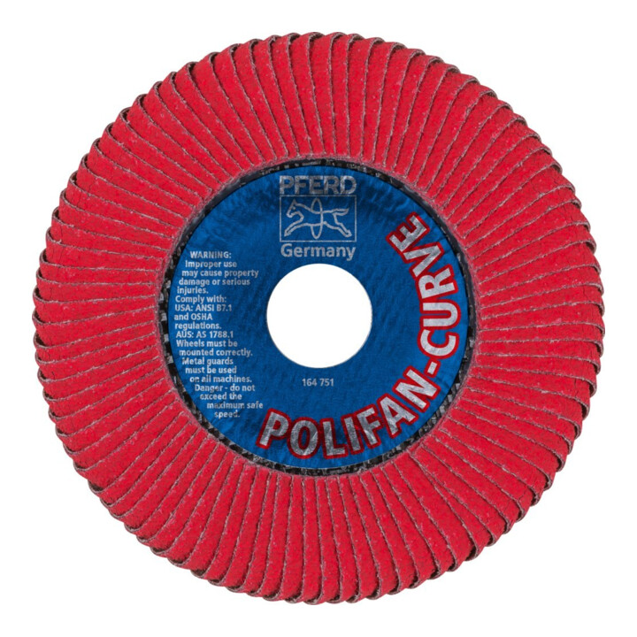 Pferd Disque à lamelles CO-SGP-CURVE L 125 mm K60