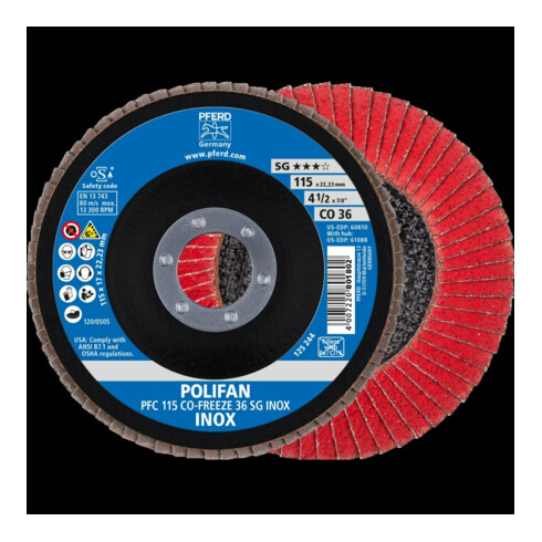 Pferd Disque à lamelles COFREEZE convexe 115 mm K36