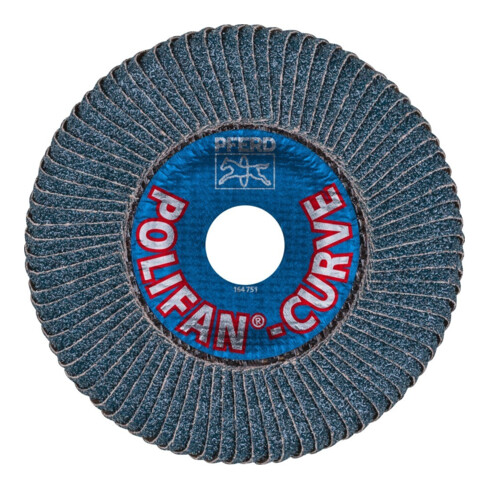Pferd Disque à lamelles courbe L 125 mm K40 Z 40SGP