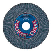 Pferd Disque à lamelles courbe L 125 mm K40 Z 40SGP-3