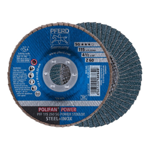 Pferd Disque à lamelles droit Z 60SG 115 mm K60