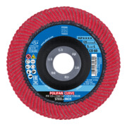 PFERD Disque à lamelles pour INOX, POLIFAN-CURVE (CER) 125X16 mm-2