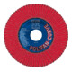 PFERD Disque à lamelles pour INOX, POLIFAN-CURVE (CER) 125X16 mm