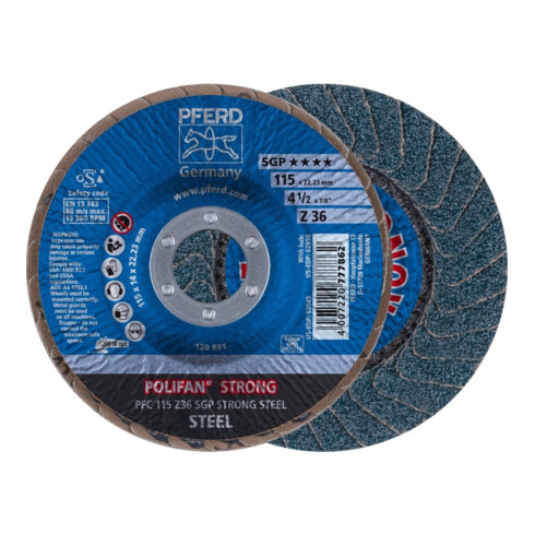 Pferd Disque à lamelles STRONG convexe 115 mm K36