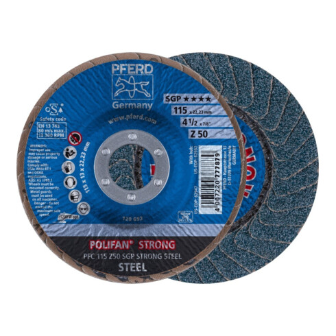 Pferd Disque à lamelles STRONG convexe 115 mm K50