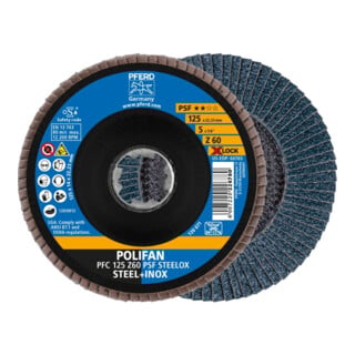 Pferd Disque à lamelles X-LOCK STEELOX K60PSF 125 mm