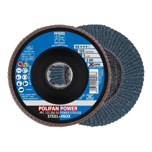 Pferd Disque à lamelles X-LOCK STEELOX K60SGP 125 mm