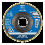 Pferd Disque à polir en laine X-LOCK PVL A 125 mm 180 moyen