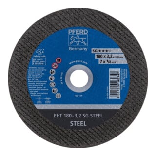 Pferd Disque à tronçonner droit A24SSG 178x3,2mm