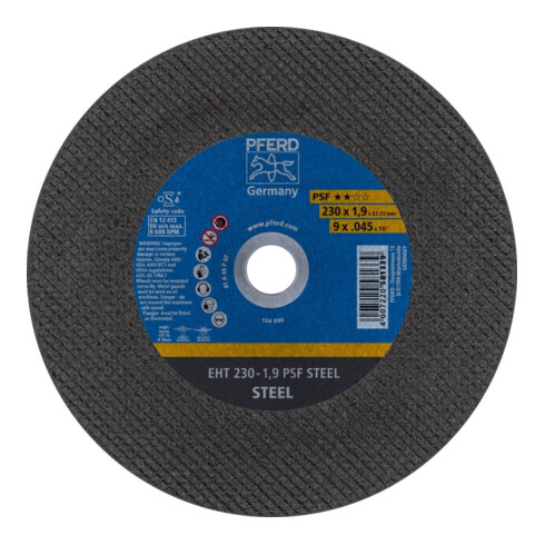 Pferd Disque à tronçonner droit A46PPS 230x1,9 mm