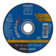 Pferd Disque à tronçonner droit A46PPSF-INOX 125x2,4 mm