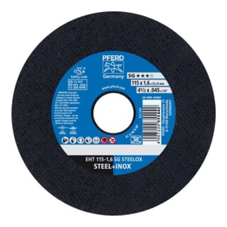 Pferd Disque à tronçonner droit A46RSG-INOX 115x1,6 mm