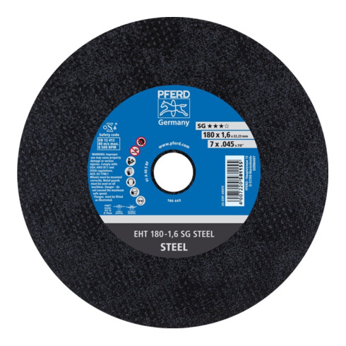 Pferd Disque à tronçonner droit A46SSG 178x1,6mm
