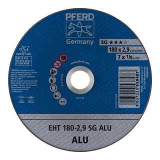 Pferd Disque à tronçonner droit pour aluminium A24NSG 178x2,9mm