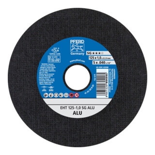 Pferd Disque à tronçonner droit pour aluminium A30NSG 125x1mm
