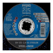 Pferd Disque à tronçonner SG X-LOCK STEELOX 125x2,4 mm