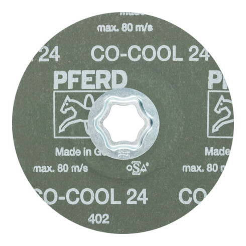 Pferd Disque abrasif à fibres CC-FS CO-COOL 125 mm K24