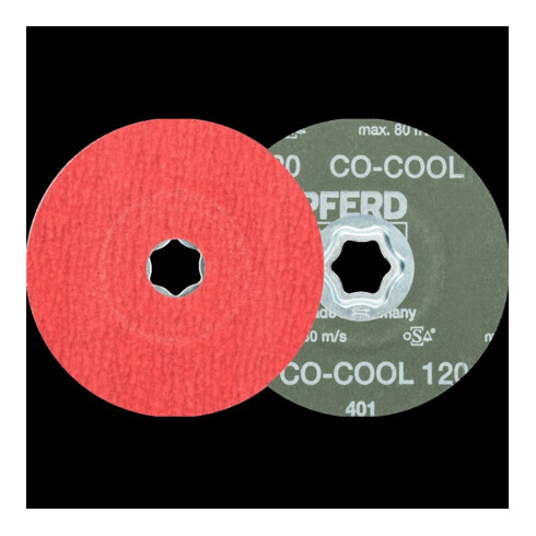 Pferd Disque abrasif en fibre CC-FS CO-COOL 115 mm K120