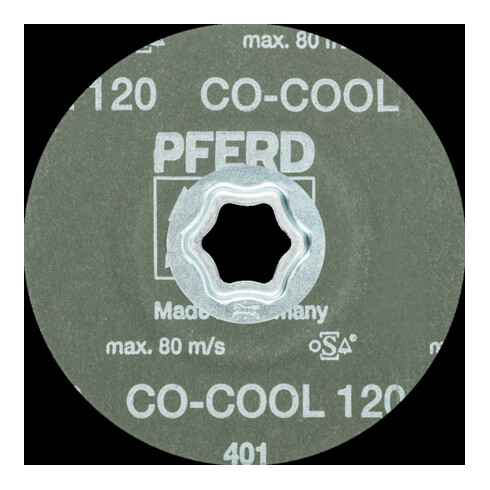 Pferd Disque abrasif en fibre CC-FS CO-COOL 115 mm K120