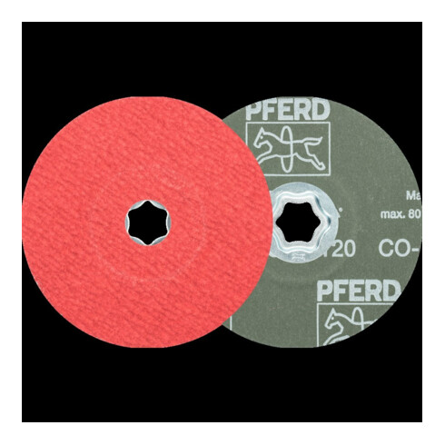 Pferd Disque abrasif en fibre CC-FS CO-COOL 125 mm K120