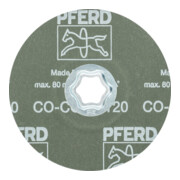 Pferd Disque abrasif en fibre CC-FS CO-COOL 125 mm K120-2