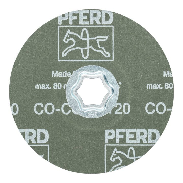 Pferd Disque abrasif en fibre CC-FS CO-COOL 125 mm K120