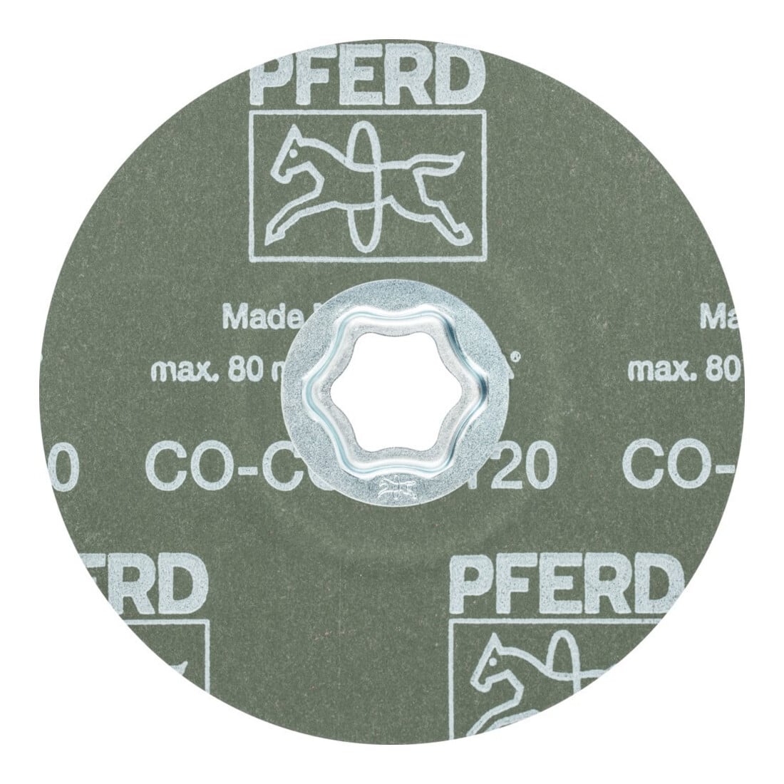 Pferd Disque abrasif en fibre CC-FS CO-COOL 125 mm K120