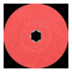 Pferd Disque abrasif en fibre CC-FS CO-COOL 125 mm K120-4