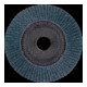 Pferd Disque abrasif éventail Z 60PSF droit 125 mm K60-2