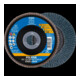 Pferd Disque abrasif éventail Z 60PSF droit 125 mm K60-4